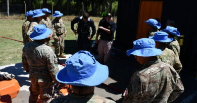 General Rodríguez fue sede del entrenamiento de las Fuerzas de Paz de la ONU
